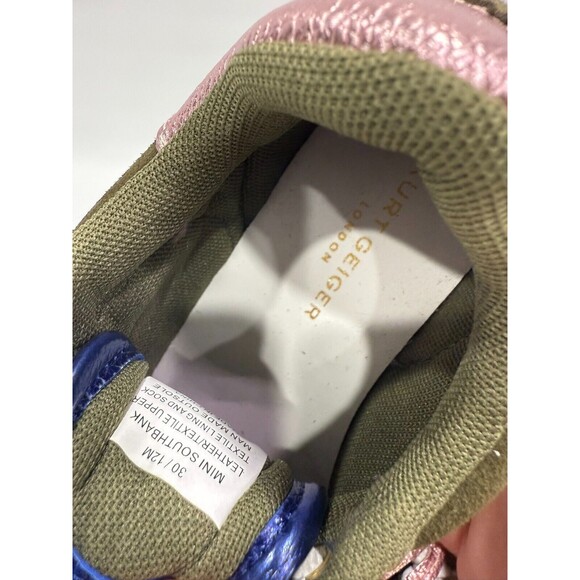 Kurt Geiger London Southbank Tag Sneaker Toddler 12m / 30 NWOT - Picture 2 of 11